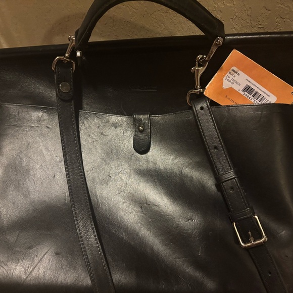 Dooney & Bourke double gusset buckle briefcase - Picture 5 of 7